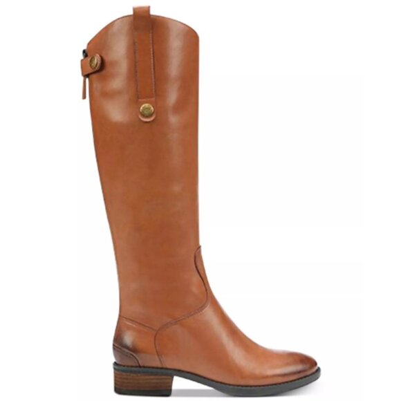 Sam Edelman Womens Penny Wide Calf Knee High Riding Boots Brown Size 8.5M NIB - Picture 3 of 7